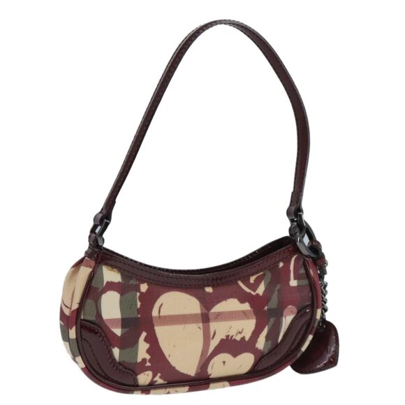 Burberry Handbags - BURBERRY Nova Check Accessory Pouch PVC Beige Auth 104303V